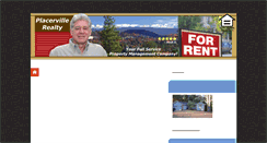 Desktop Screenshot of placervillerealtyinc.com