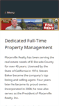 Mobile Screenshot of placervillerealtyinc.com